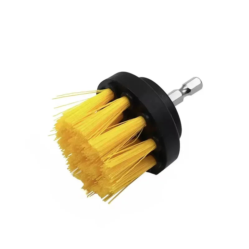 Drill brush jaune