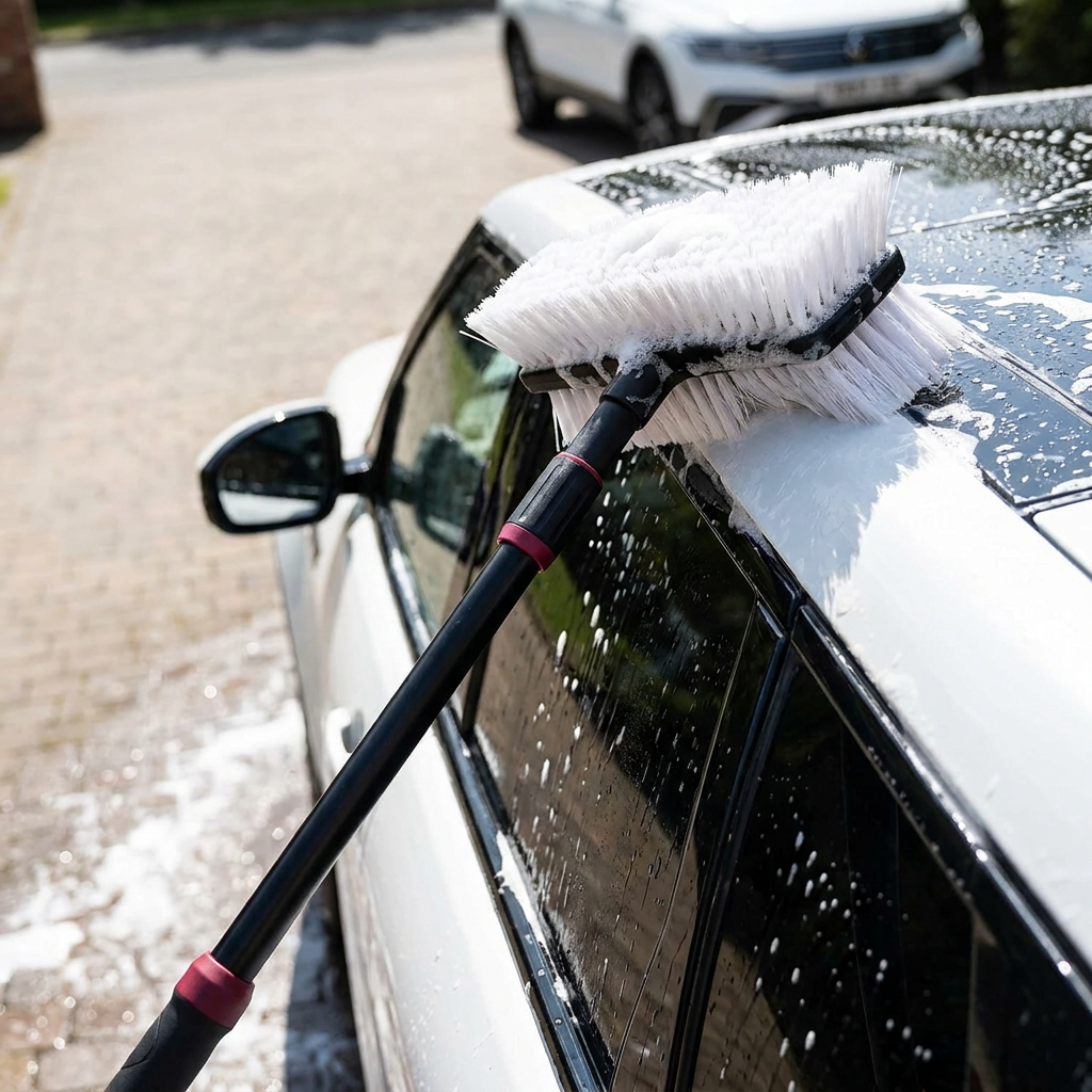 brosse lavage telescopique — H AUTO NETTOYAGE